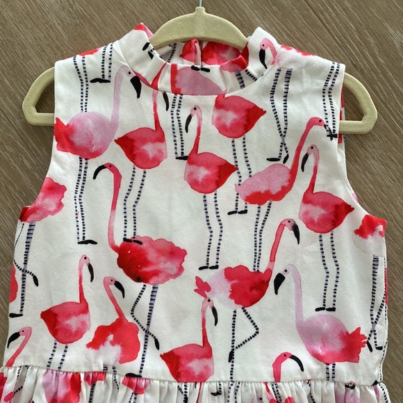 Florence Fancy flamingo design Dress! Size 4! Never worn - Picture 2 of 6